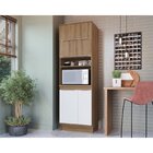 Modulo Torre Quente 2 Portas 1 Nicho Para Forno Paola  Mel/br