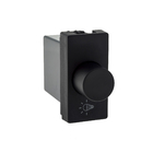 Módulo Dimmer Digital/Rotativo LED/FLC Bivolt Preto PialPlus+