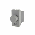 Módulo Dimmer Rotativo 300/600W Bivolt Cinza Pial Plus+ 