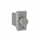 Módulo Dimmer Rotativo LED/FLC Bivolt Cinza Pial Plus+ 