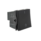 Módulo Interruptor Bipolar Simples 25A 220V Preto Pial Plus+   