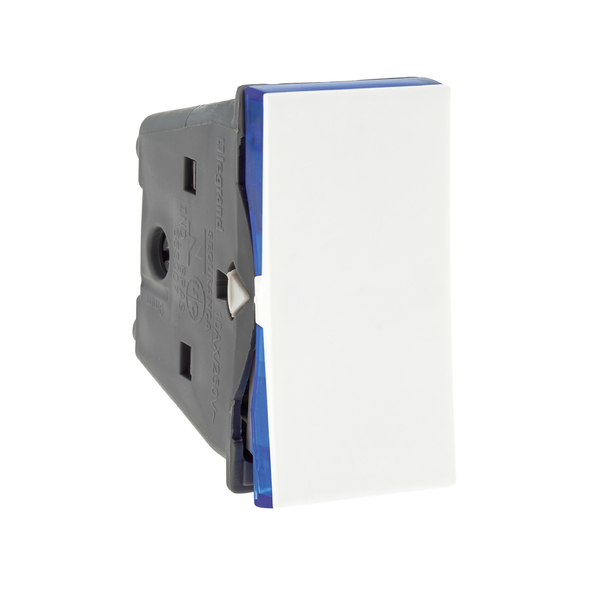 Módulo Interruptor Intermediário Branco Pial Plus+