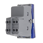 Módulo Interruptor Intermediário Cinza Pial Plus+ 