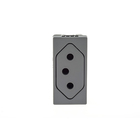 Módulo Tomada 10A 220V Móvel  Cinza Pial Plus+   