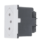 Módulo Tomada 10A Fundo Móvel Branco Pial Plus+
