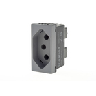 Módulo Tomada 20A 220V  Cinza Pial Plus+   