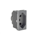 Módulo Tomada 20A 220V  Cinza Pial Plus+   