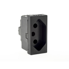 Módulo Tomada 20A 220V Preto Pial Plus+  