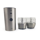 Moedor A Pilha De Sal E Pimenta Em Inox Uny Gift 7x17 5cm