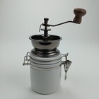 Moedor Café Home&co Cerâmica / Metal 14x8x8cm  Branco Manual