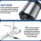 Moedor Carne Elétrico Processador Legumes Triturador 1200w 2l