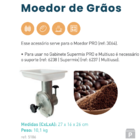 Moedor De Café Acessório Para Anodilar Supermix Multiuso And