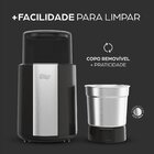 Moedor De Café Elétrico Aroma Wmc200 Com 2 Lâminas Em Aço Ino