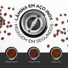 Moedor De Café Elétrico Aroma Wmc200 Com 2 Lâminas Em Aço Ino