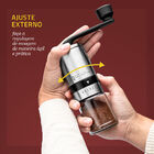 Moedor De Café Grãos Manual Cerâmica Biscuitt Perfectto Bari