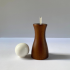 Moedor De Pimenta Em Madeira E Mármore 15,3cm - Oxford