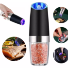 Moedor De Sal E Pimenta Led Elétrico Á Pilha