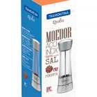 Moedor De Sal Ou Pimenta Em Aco Inox E Acrilico Com Moinho Em