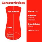 Moedor De Tempero Vidro Com Tampa Branca