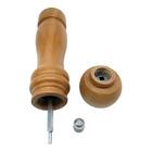 Moedor Para Sal Grosso E Pimenta Do Reino De Madeira Natural