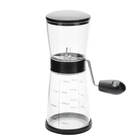 Moedor Triturador De Grãos Inox E Acrílico Manual