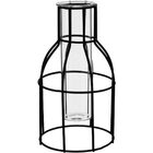 Moju Vaso 19x10x10cm Vidro Com Suporte