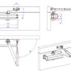Mola Aérea Para Porta Ppz200 Preto Papaiz