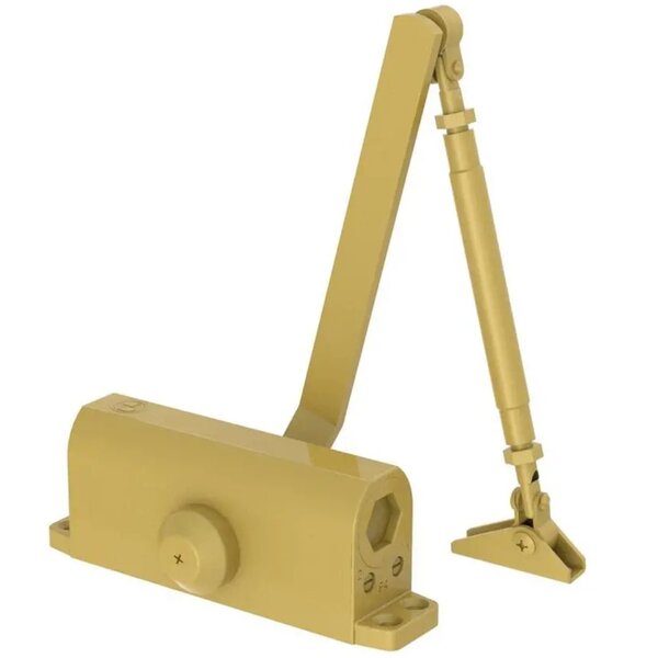 Mola Aérea Para Porta Soprano F4 A530 Dourada Suporta Até 90kg