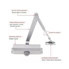 Mola Aérea Para Portas Até 80kg - Branco