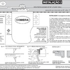 Mola Hidráulica Aérea Coimbra 453 Cinza - para portas de até