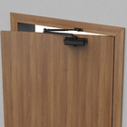 Mola para Porta 180° 45kg Alumínio Preta Intelbras