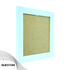 Moldura 10x10cm Com Acetato E Fundo Fotos Quadros Branco