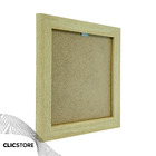 Moldura 10x10cm Com Acetato E Fundo Fotos Quadros Carvalho