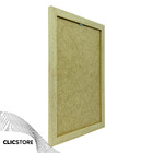 Moldura 20x25cm Com Acetato E Fundo Para Quadros Fotos Carval