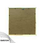 Moldura 30x30cm Com Acetato E Fundo Foto Quadro Branco