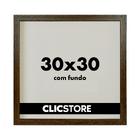Moldura 30x30cm Com Fundo Para Quadros Diplomas Certificados