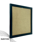 Moldura 30x30cm Com Vidro E Fundo Foto Quadrado Retrato Quadr