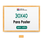 Moldura 30x40 Cm Quadro Poster Imagem Certificado Sem Proteção