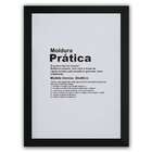 Moldura 30x40cm  I Preto Pratika Kapos