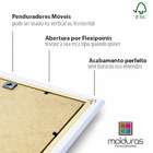 Moldura 30x45 cm Para Poster Imagem Arte Com Proteção PETG