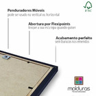 Moldura 30x45cm Para Poster Imagem Arte Com Proteção PETG