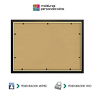 Moldura 30x45cm Para Poster Imagem Arte Com Proteção PETG