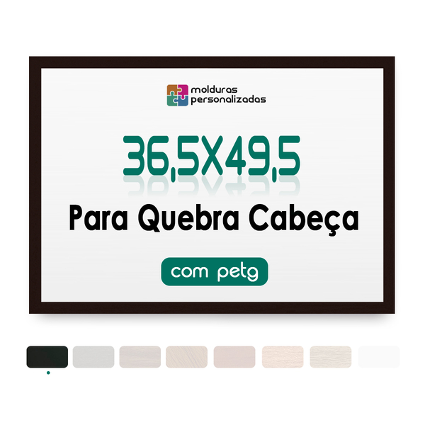 Moldura 36,5x49,5 Cm Para Quebra Cabeça Grow 500 Peças Com Pr
