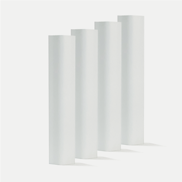 Moldura 3cm Ondulada (kit com 04un - 7,36m) Boiserie Rodameio