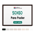 Moldura 50x60 cm Quadro Poster Arte Decorativo Com PETG