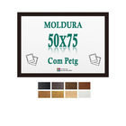 Moldura 50x75 Para Poster Imagem Foto Com Petg