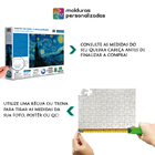 Moldura 54x74 Cm Para Quebra Cabeça 1000 Peças com Proteção P