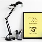 Moldura A3 Preta Com Vidro Para Quadro Poster Foto Gravura