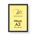 Moldura A3 Preta Com Vidro Para Quadro Poster Foto Gravura