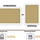 Moldura A4 21 X 30 Para Arte Poster Imagem Com Petg 3unidades